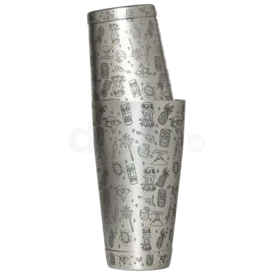 Tiki Tin on Tin Weighted Shaker