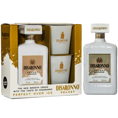 Disaronno Velvet with 2 Glasses