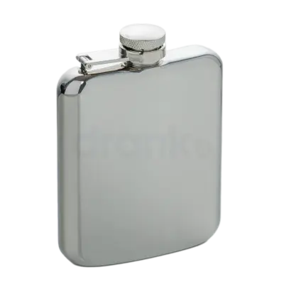 Round Edged Hip Flask