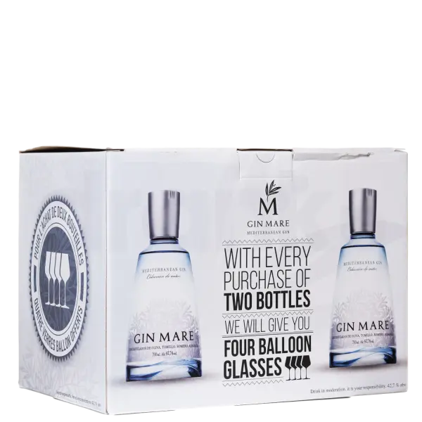 Gin Mare - Double bottle Four Ballon pack