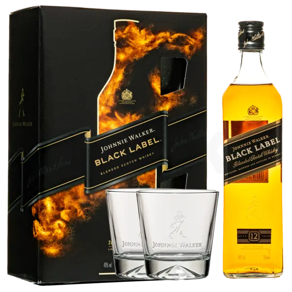 Johnnie Walker Black Label Glass Pack
