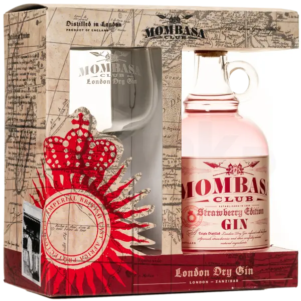 Mombasa Strawberry Gin - Glass pack