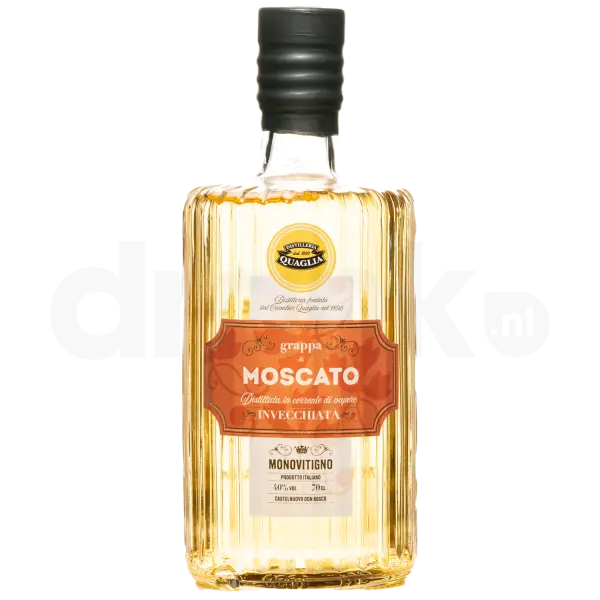 Quaglia Grappa Monovitigno Moscato Invecchiata