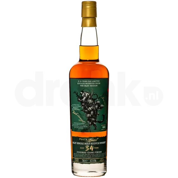 Peat's Beast 34 Yr Islay Cognac Cask Finish 