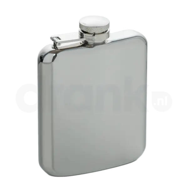 Round Edged Hip Flask