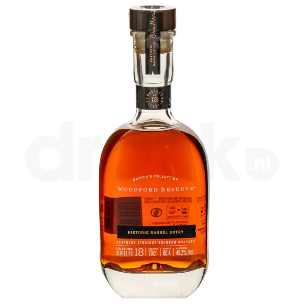Woodford Reserve Master's Collection No.18 Historic Barrel Entry